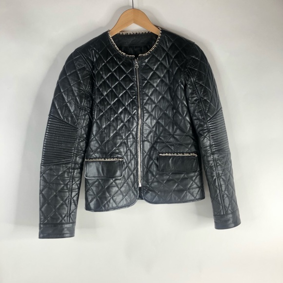 Skin-Hub Women’s Size Small Vegan Leather Jacket - Picture 2 of 14